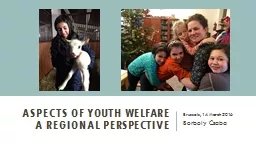 Aspects of youth welfare