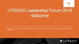 LYRASIS Leadership Forum 2016