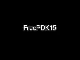 FreePDK15