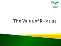The Value of R-Value