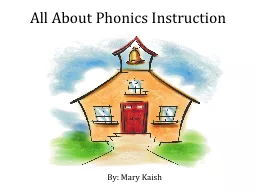 All About Phonics Instruction