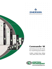 Commander SK General purpose AC drive for machinery au