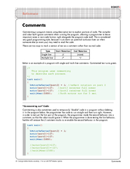 RO BOT  This program uses commenting to describe each