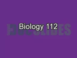 Biology 112