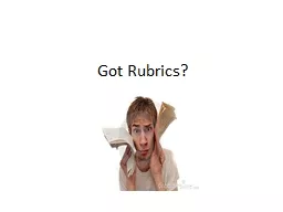 Got Rubrics?
