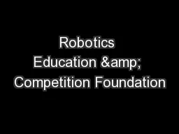 Robotics Education & Competition Foundation