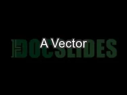 A Vector