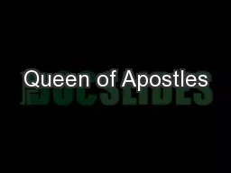 Queen of Apostles