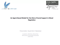 An Agent-Based Model for the Role