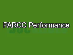 PARCC Performance