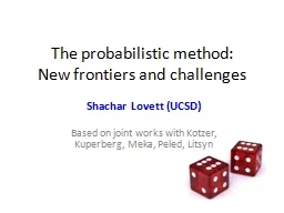 The probabilistic method: