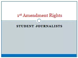 Student Journalists