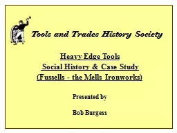Tools and Trades History Society
