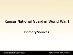 Kansas National Guard in World War I