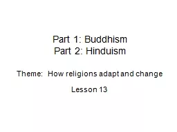 Part 1: Buddhism
