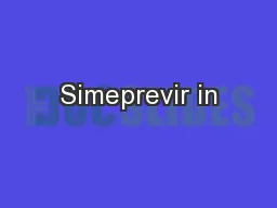Simeprevir in