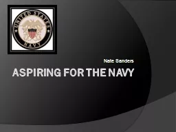 Aspiring for the navy