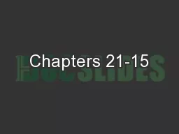 Chapters 21-15
