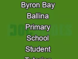 Merits of Byron Bay Ballina Primary School Student Tutoring 