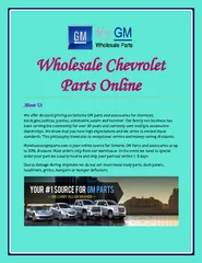 Wholesale Chevrolet Parts Online