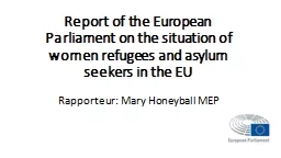 Report of the European Parliament on the situation of women