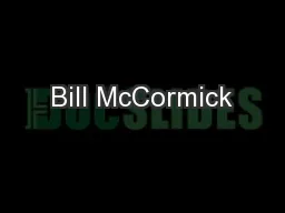Bill McCormick