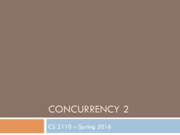 Concurrency 2