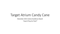 Target Atrium Candy Cane
