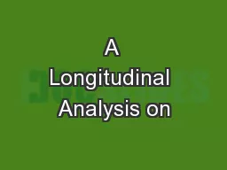 A Longitudinal Analysis on