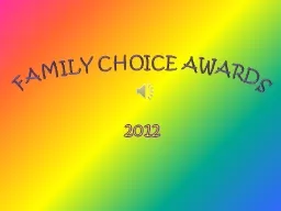 Family Choice Awards