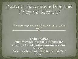 ‘The war on poverty has become a war on the poor’