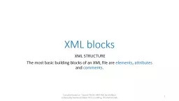 XML blocks