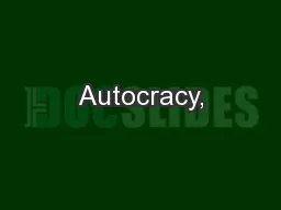 Autocracy,