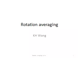 Rotation averaging
