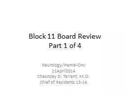 Block 11 Board Review