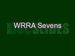 WRRA Sevens