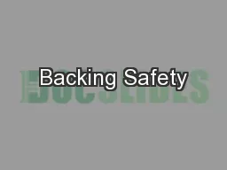 Backing Safety