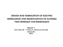DESIGN AND FABRICATION OF ELECTRIC WHEELCHAIR AND MODIFICAT