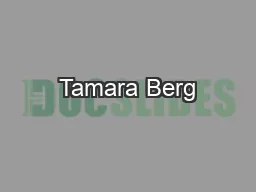 Tamara Berg