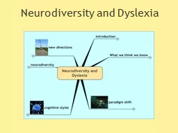 Neurodiversity and Dyslexia