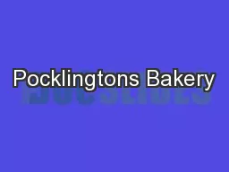 Pocklingtons Bakery
