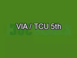 VIA / TCU 5th