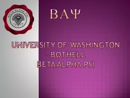 BAY University of Washington – Bothell