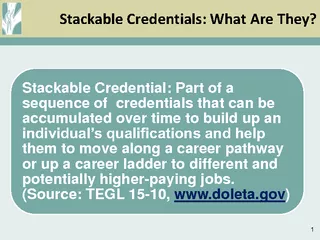 Stackable Credentials What Are They Stackable Credenti