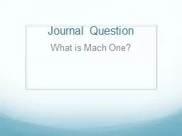 Journal Question