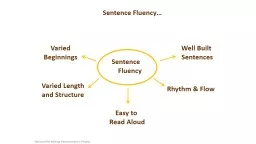 Sentence Fluency…