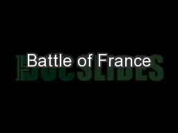Battle of France
