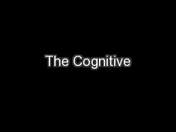 The Cognitive