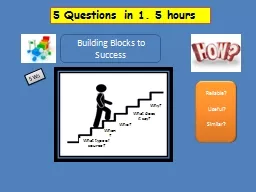 Building Blocks to Success