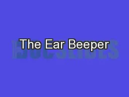 The Ear Beeper